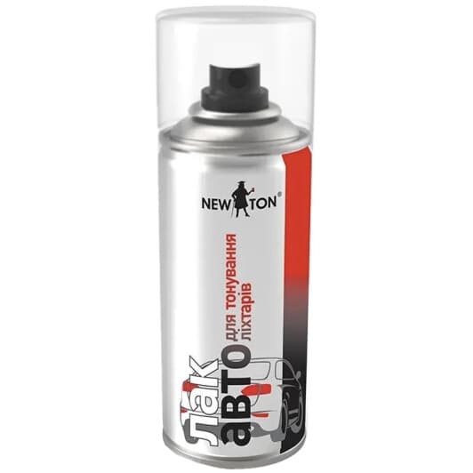 Лак аерозольний New Ton для тонування фар акриловий глянсовий