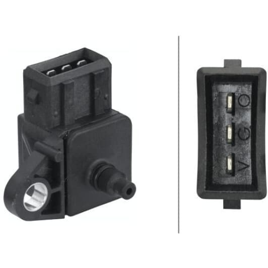 6PP 009 400-321 Behr Hella Датчик тиску системи впуску