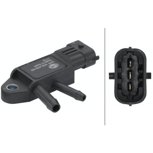 6PP 009 409-091 Behr Hella Датчик давления выхлопных газов