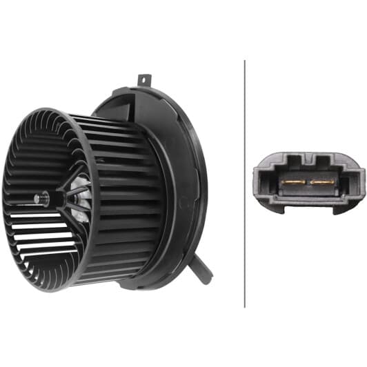 8ew366400041 Behr Hella Вентилятор салону