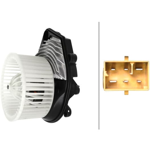 8ew366400081 Behr Hella Вентилятор салону для Volkswagen Passat