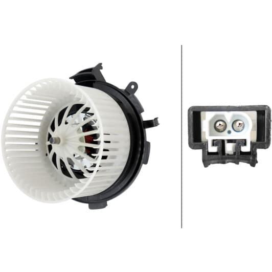 8ew366400101 Behr Hella Вентилятор салону