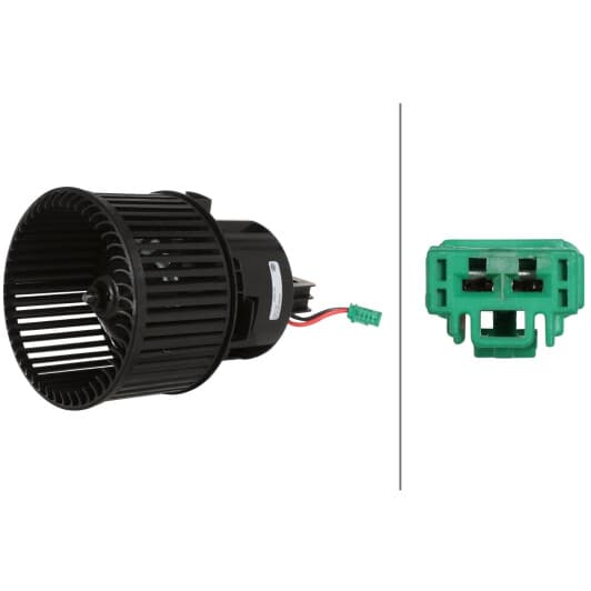 8ew366400621 Behr Hella Вентилятор салона для Peugeot 308