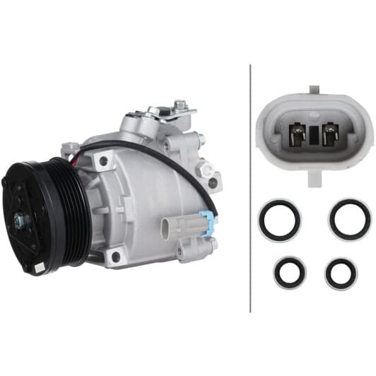 8fk366201481 Behr Hella Компрессор кондиционера для Opel Adam