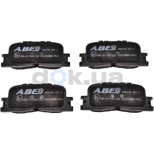 C22030ABE ABE Гальмівні колодки