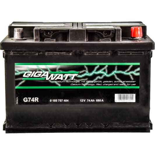 Аккумулятор Gigawatt 6 CT-74-R 0185757404
