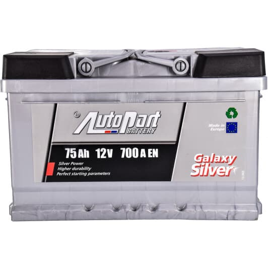 Аккумулятор AutoParts 6 CT-75-R Galaxy Silver ARL075GAL0