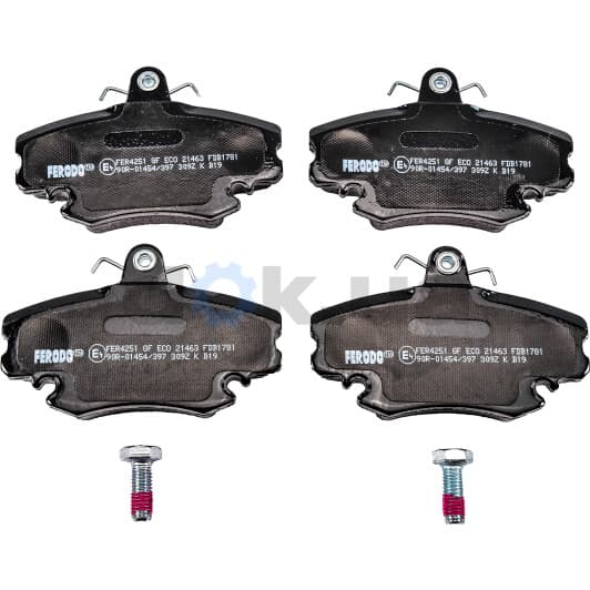 FDB1781 Ferodo Тормозные колодки