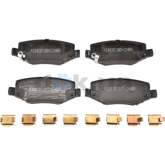 2001CHIIIR Febest Гальмівні колодки