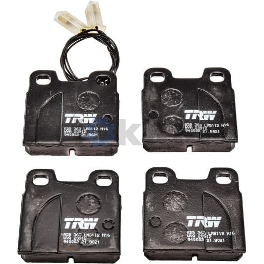 GDB363 TRW Тормозные колодки