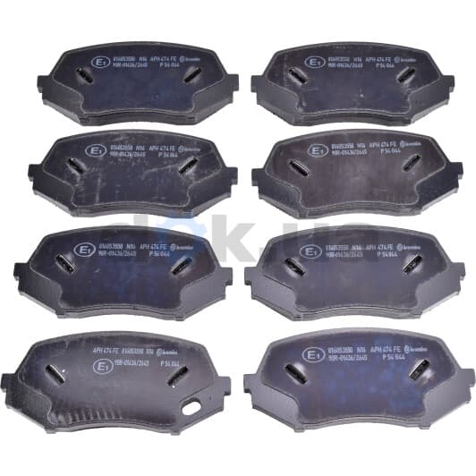 P 54 044 Brembo Гальмівні колодки