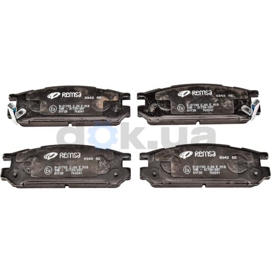 0342.02 Remsa Тормозные колодки