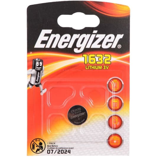 Батарейка Energizer e300164001 CR1632 3 V 1 шт