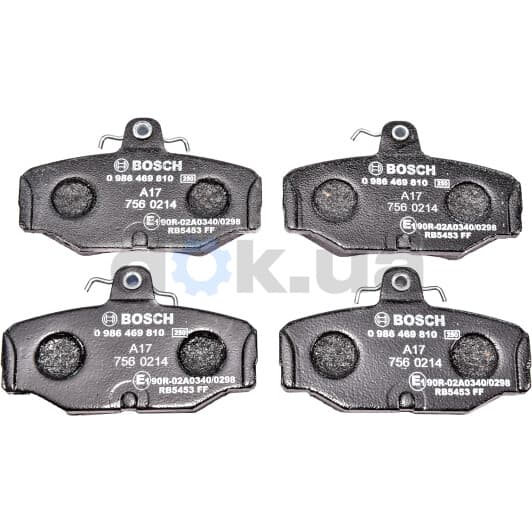 0 986 469 810 Bosch Тормозные колодки