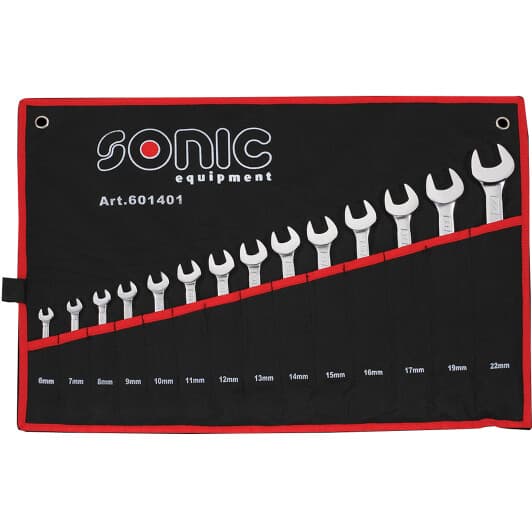 Набор ключей рожково-накидных Sonic 601401 6-22 мм 14 шт