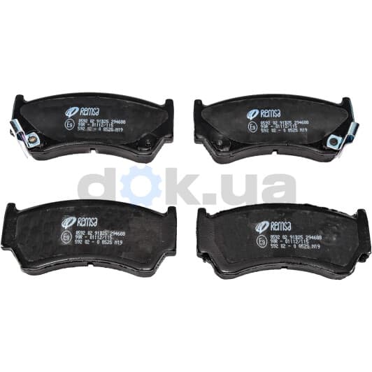 0592.02 Remsa Тормозные колодки для Nissan Almera
