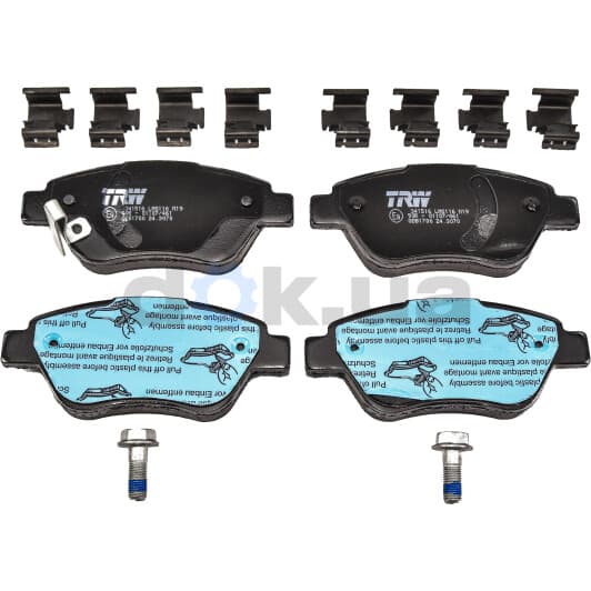 GDB1700 TRW Тормозные колодки