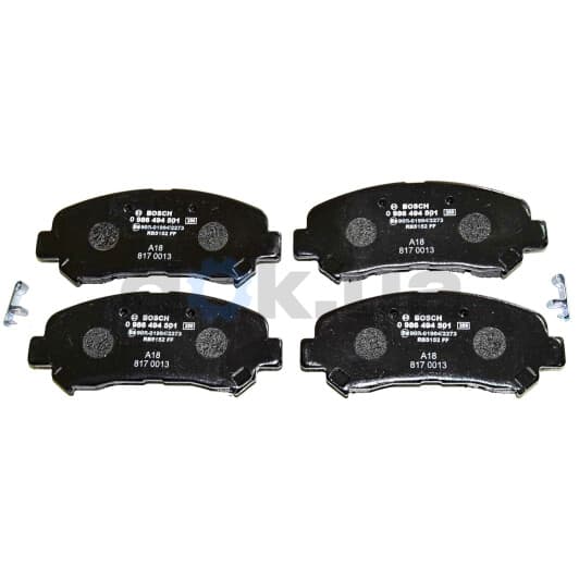 0 986 494 501 Bosch Тормозные колодки