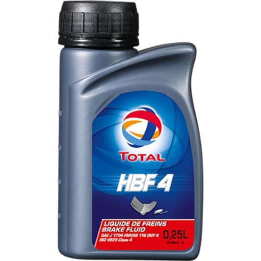 Total HBF 4 DOT 4, 0,25 л (181941 ) гальмівна рідина