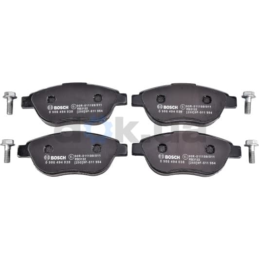 0 986 494 038 Bosch Тормозные колодки