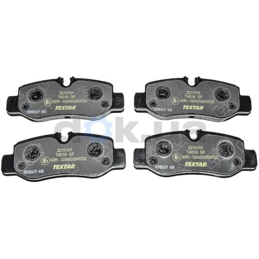 2210101 Textar Тормозные колодки
