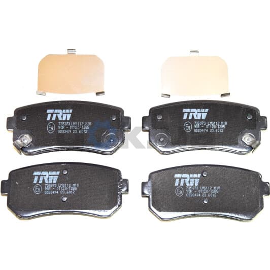 GDB3474 TRW Гальмівні колодки