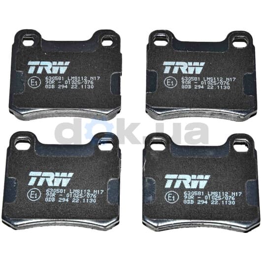 GDB294 TRW Тормозные колодки для Mercedes 190