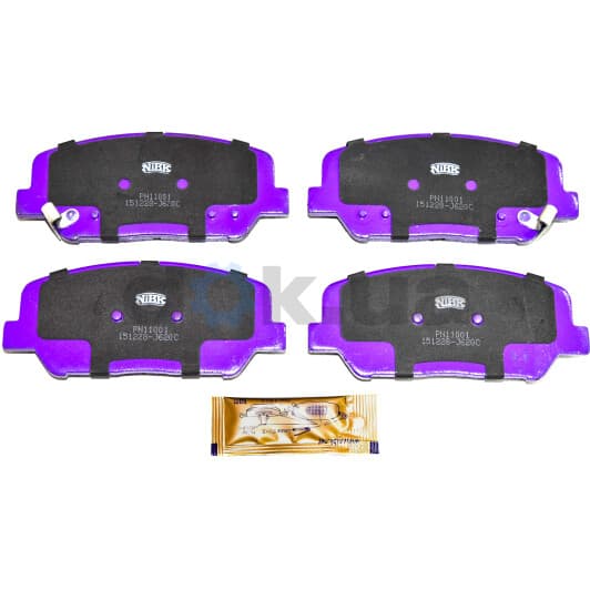 PN11001 NiBK Тормозные колодки