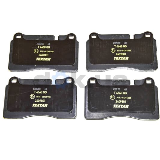 2409801 Textar Тормозные колодки для Volkswagen Touareg