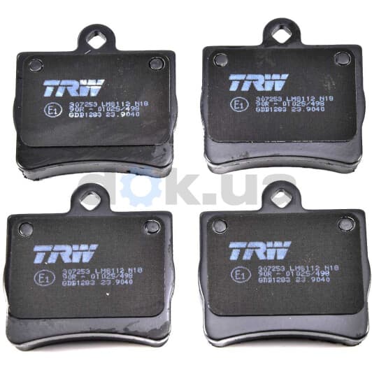 GDB1283 TRW Гальмівні колодки для Mercedes C-Class
