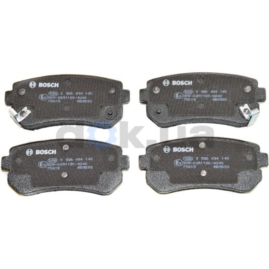 0 986 494 140 Bosch Тормозные колодки