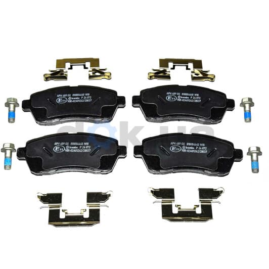 P 24 072 Brembo Тормозные колодки