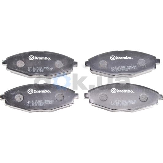 P 15 006 Brembo Гальмівні колодки