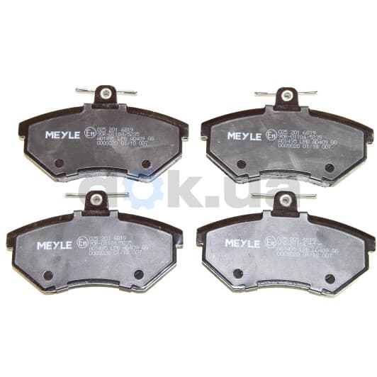 025 201 6819 Meyle Тормозные колодки
