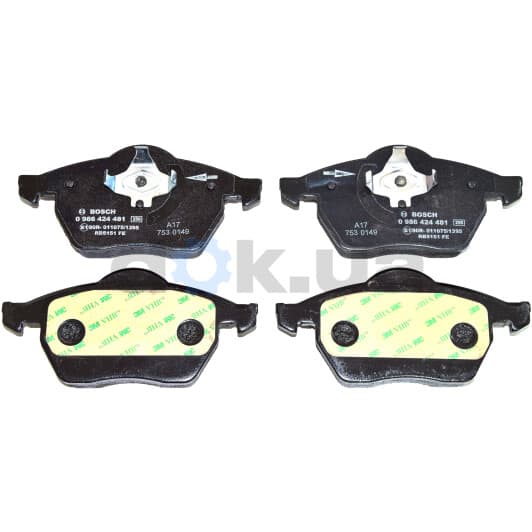 0 986 424 481 Bosch Тормозные колодки
