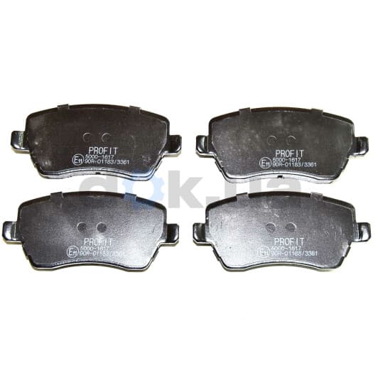 5000-1617 Profit Тормозные колодки
