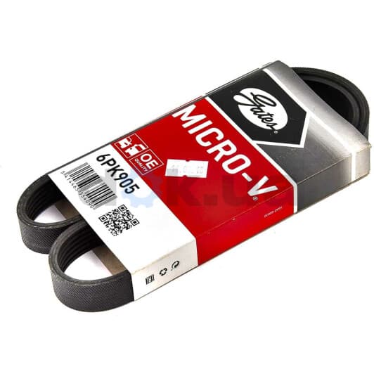 6PK905 Gates Поліклиновий ремінь