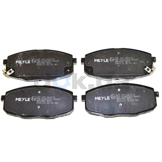 025 239 6617/W Meyle Тормозные колодки