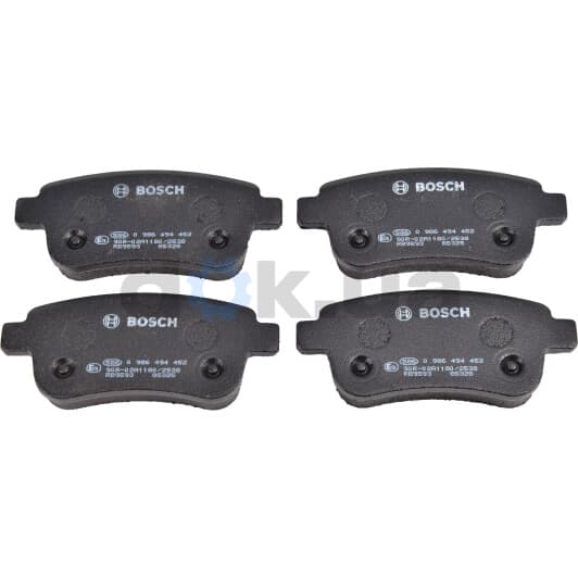 0 986 494 452 Bosch Гальмівні колодки