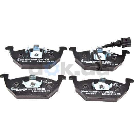 0 986 495 213 Bosch Тормозные колодки