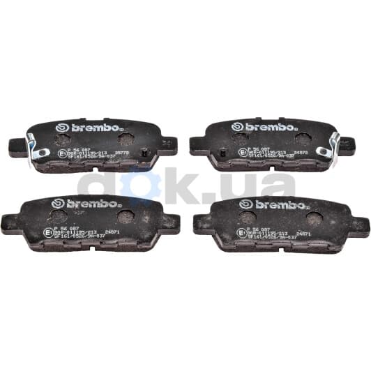 P 56 087 Brembo Тормозные колодки