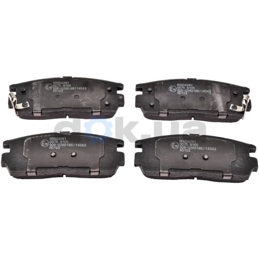 ADG04281 Blue Print Гальмівні колодки