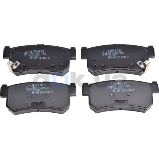 J3610401 Nipparts Тормозные колодки