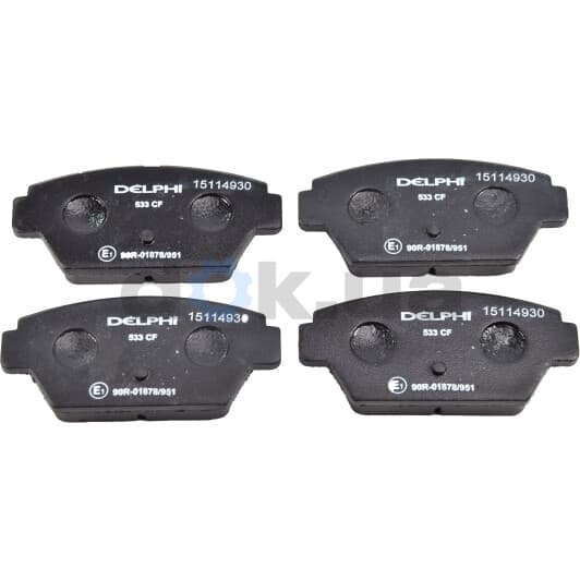 LP533 Delphi Тормозные колодки