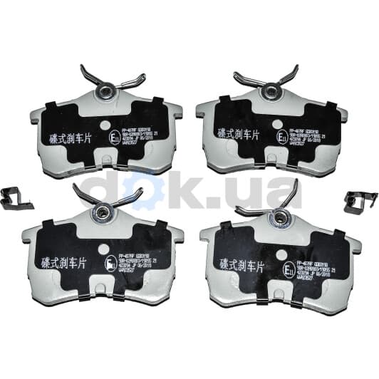 PP-407AF Japanparts Гальмівні колодки