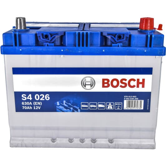 Акумулятор Bosch 6 CT-70-R S4 Silver 0092S40260