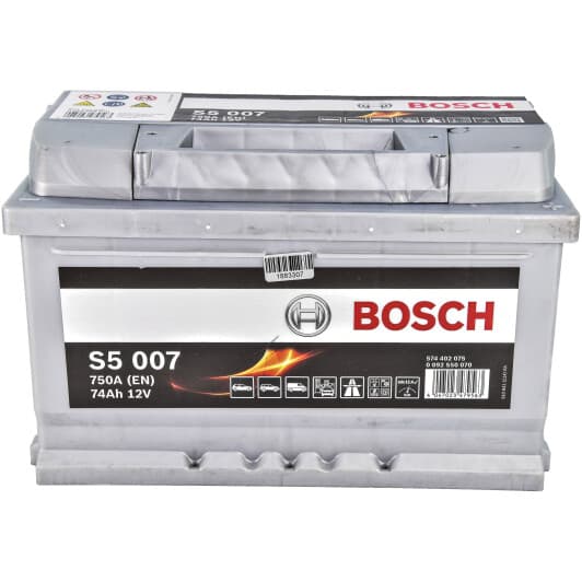 Аккумулятор Bosch 6 CT-74-R S5 Silver Plus 0092S50070