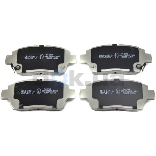 PA-203AF Japanparts Тормозные колодки