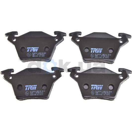 GDB1408 TRW Тормозные колодки