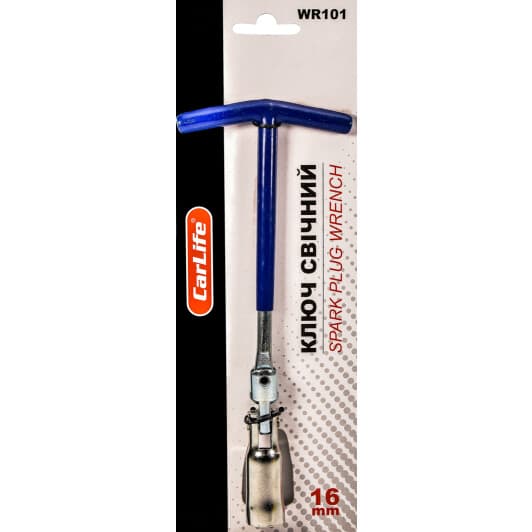 Ключ свечной Carlife WR101 T-образный 16 мм с шарниром